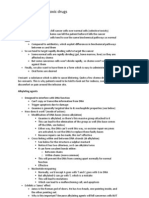 Medchem of Cytotoxic Drugs