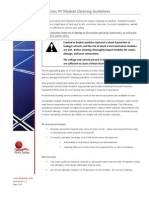 FS-Series PV Module Cleaning Guidelines