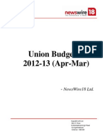 Union Budget Document 2012-13 - Apr-Mar