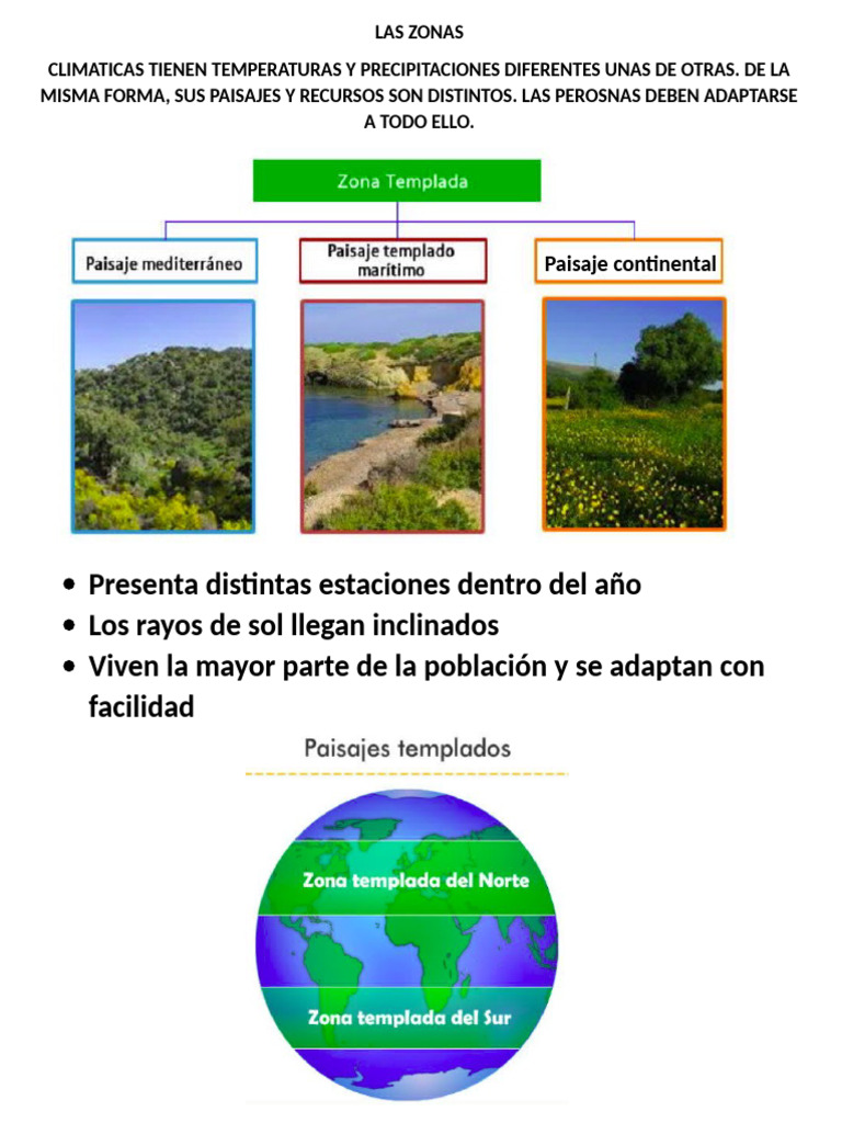 Paisajes y Climas | PDF