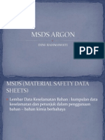 Msds Argon