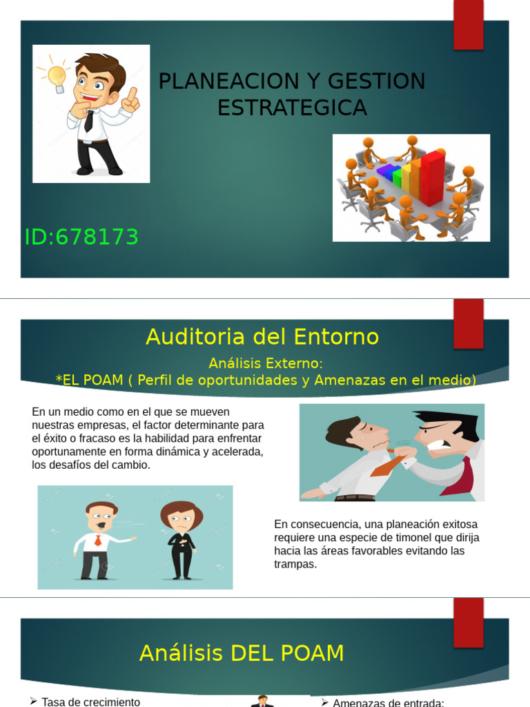 Análisis Estratégico: POAM y DOFA | PDF | Análisis FODA | Economias