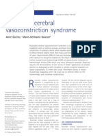 Reversible Cerebral Vasoconstriction Syn