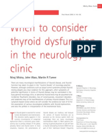 Thyroid and Neurology