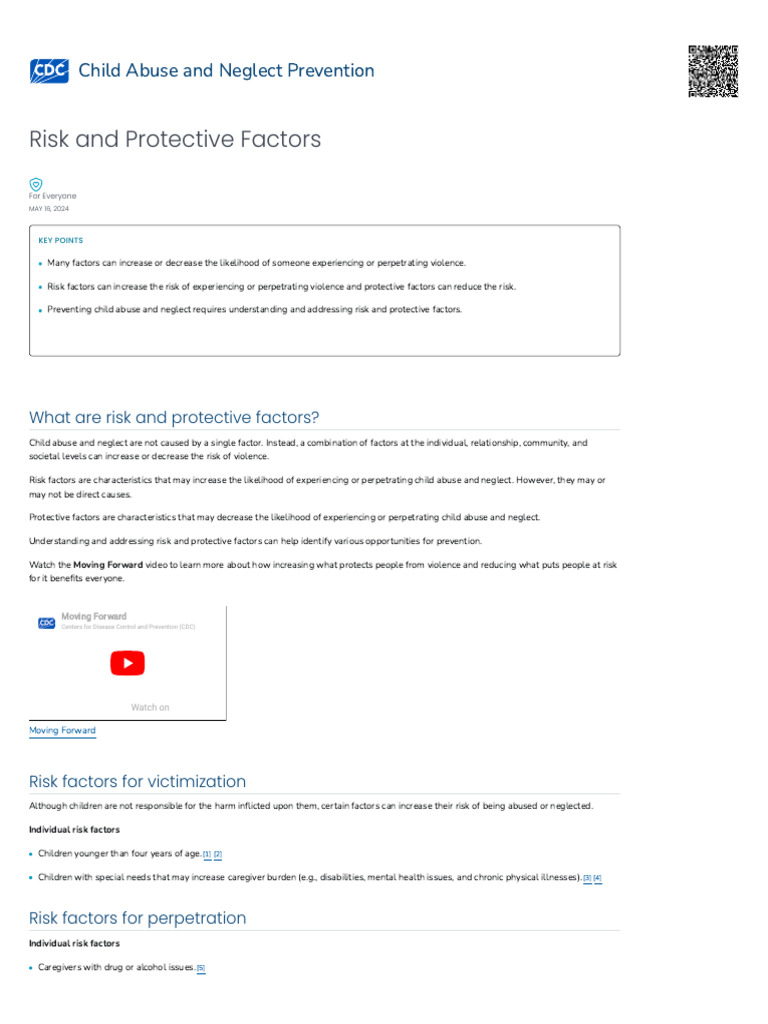 Risk and Protective Factors in Child Abuse | PDF | Violence | Child Abuse