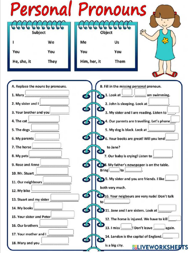 Personal Pronouns 4 | PDF