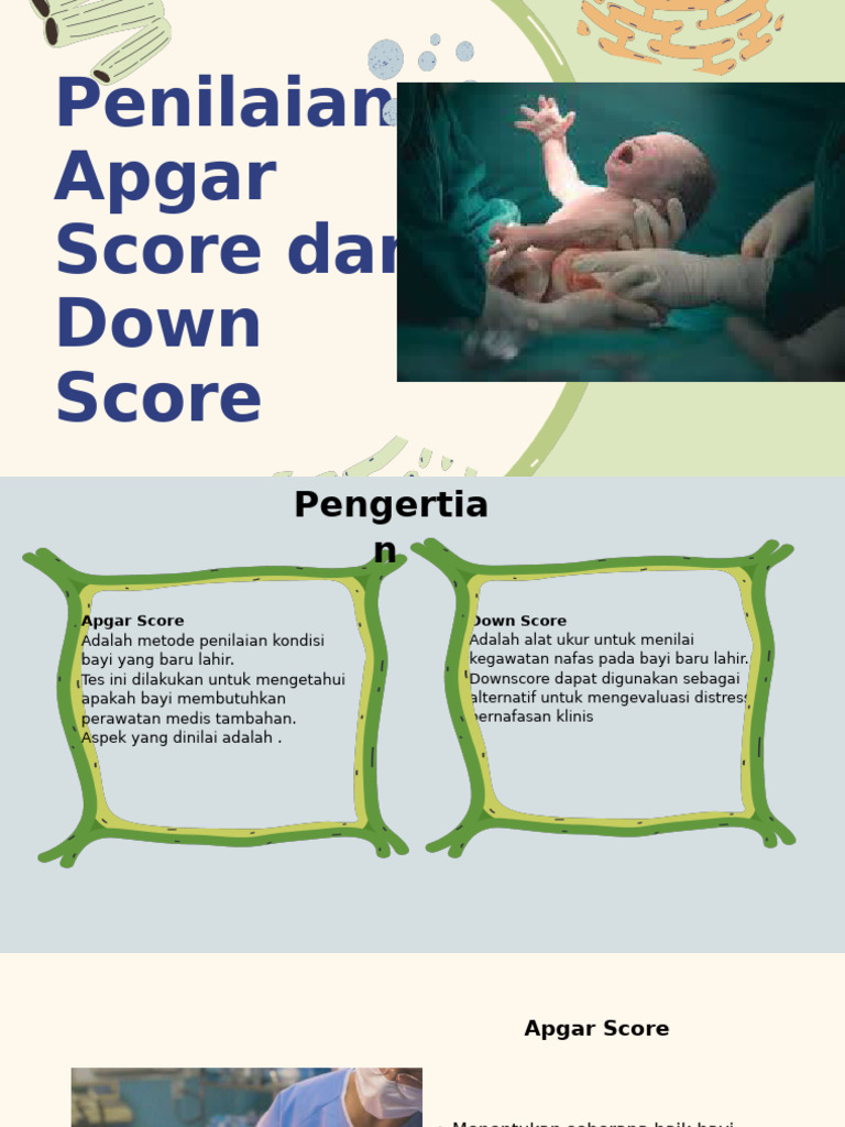 Penilaian Apgar dan Down Score Bayi | PDF