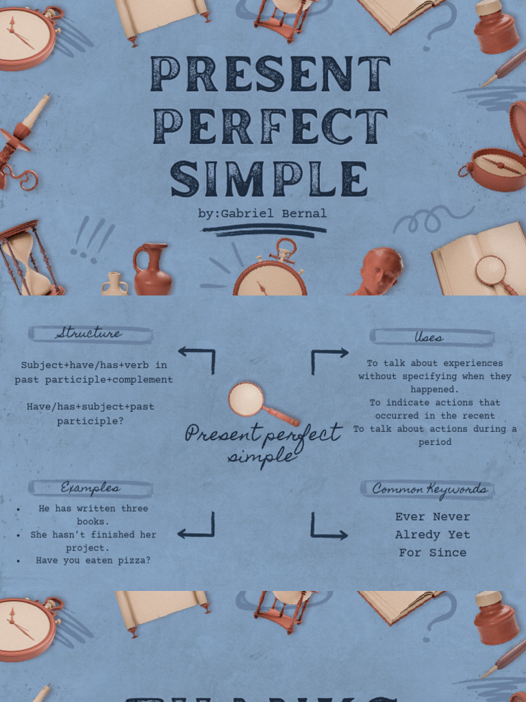 Present Perfect Simple Explained | PDF
