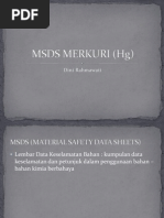 Download Msds Merkuri Hg by Dini Rahmawati SN88833767 doc pdf