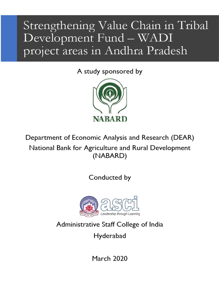 Enhancing WADI Project Value Chains | PDF | Agriculture | Economics