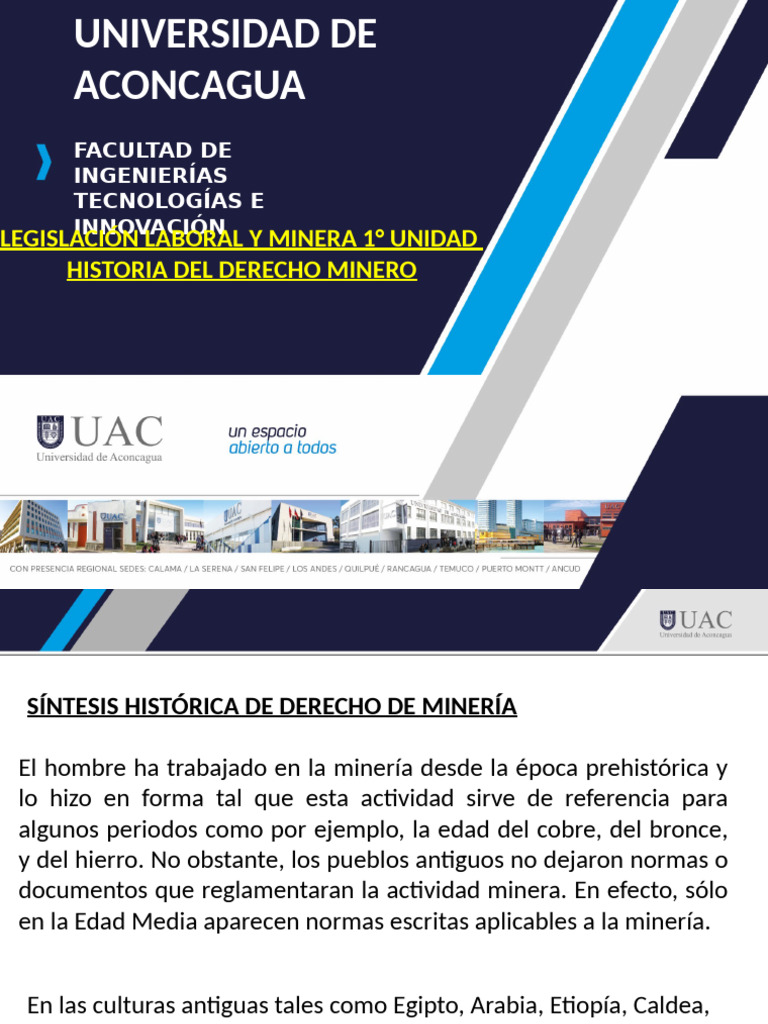 Legislacion Laboral y Minera Apunte #1 | PDF | Minería | Propiedad