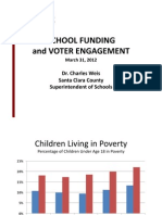 School Funding and Voter Engagement: Dr. Charles Weis Santa Clara County Superintendent of Schools