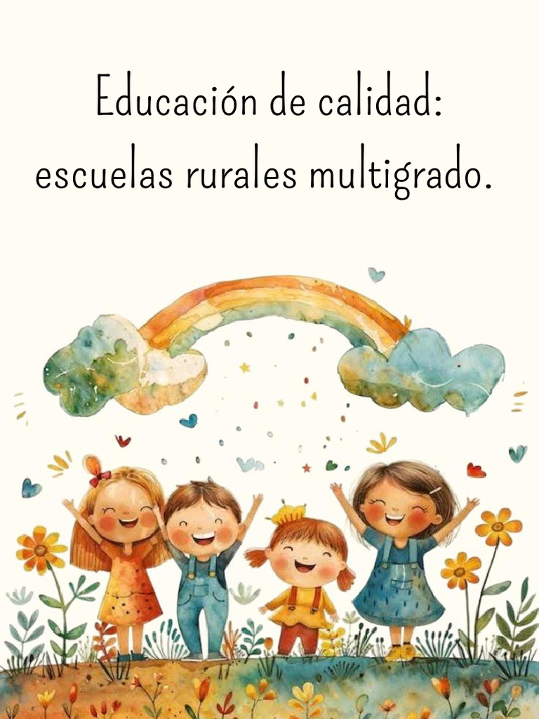 Educación Multigrado en Escuelas Rurales | PDF | Enseñando | Aprendizaje
