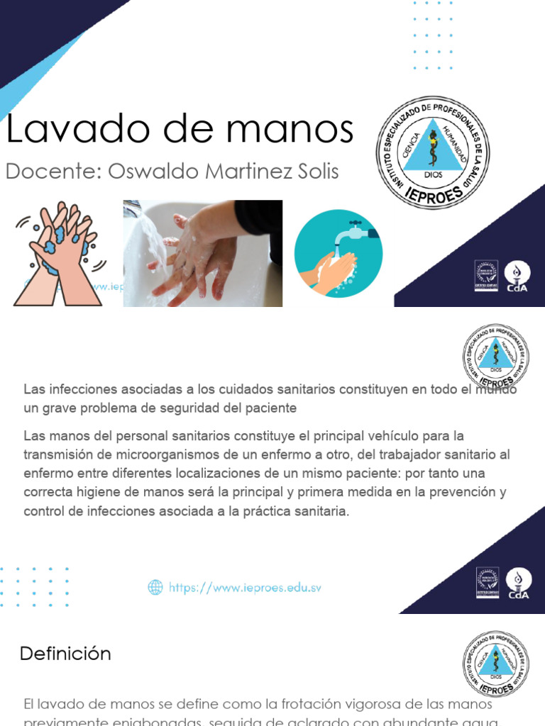 5 Momentos Clave del Lavado de Manos | PDF | Lavado de manos ...