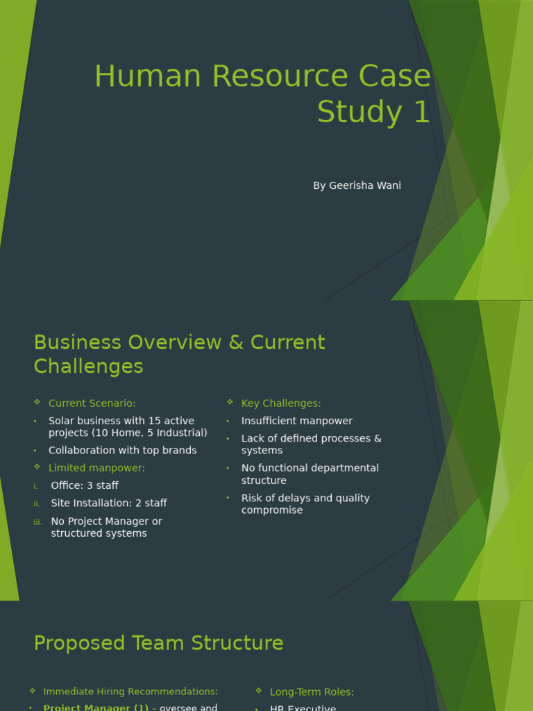 Solar Business HR & Operations Strategy | PDF | Human Resources | Marketing