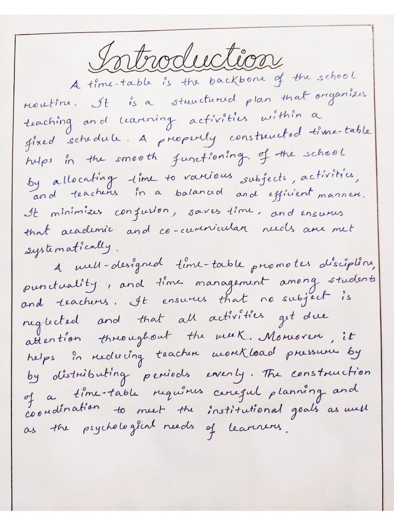 Project Notes IV | PDF