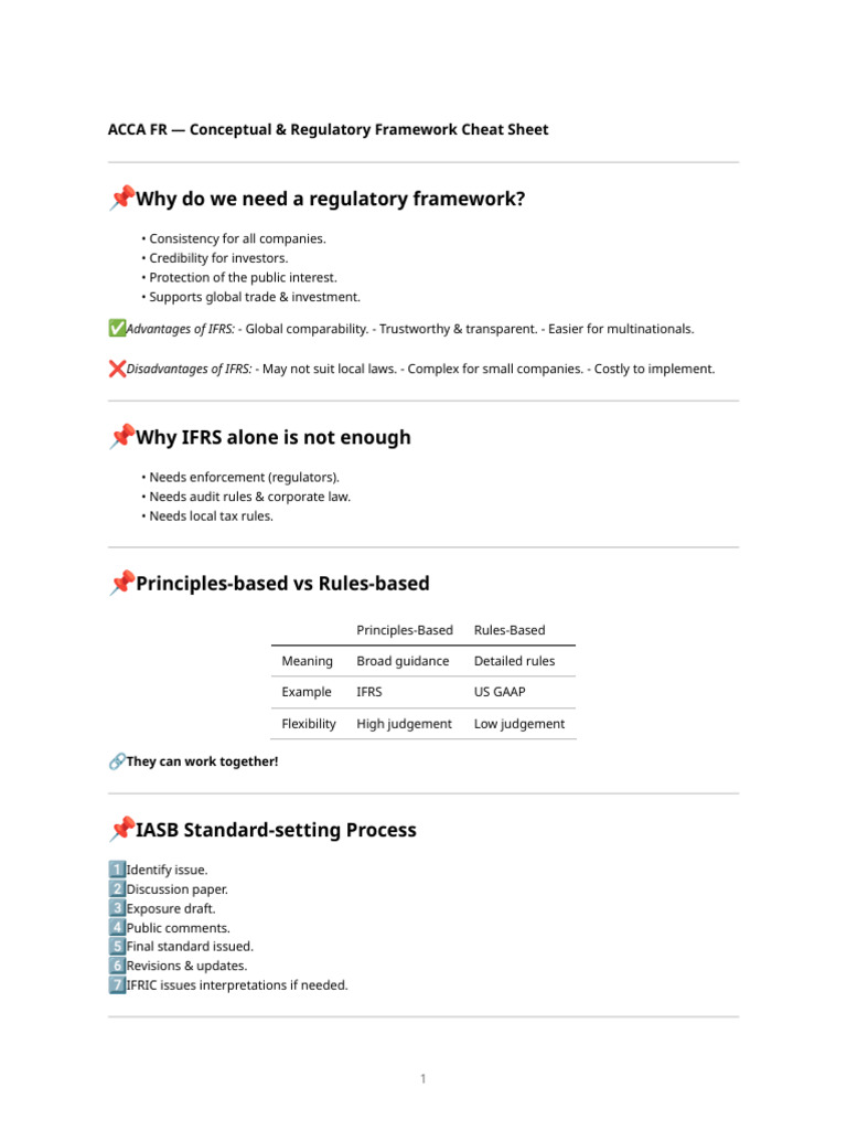 ISSB Conceptual Framework Overview | PDF