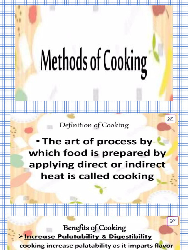 Cooking Method | PDF