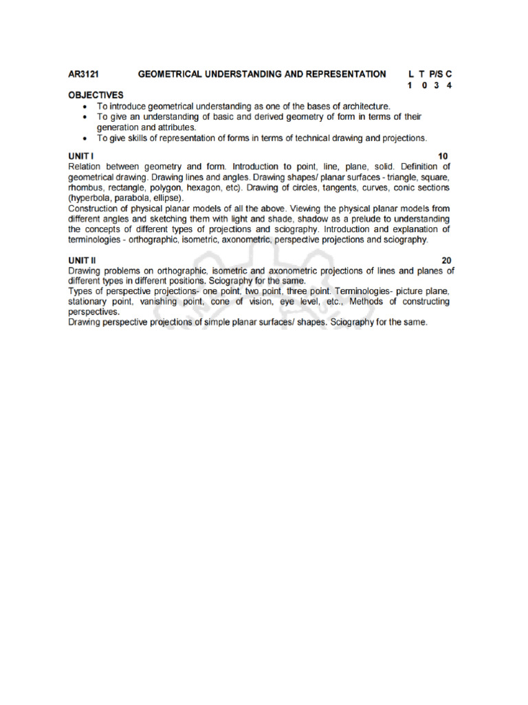 Geometrical Understanding | PDF