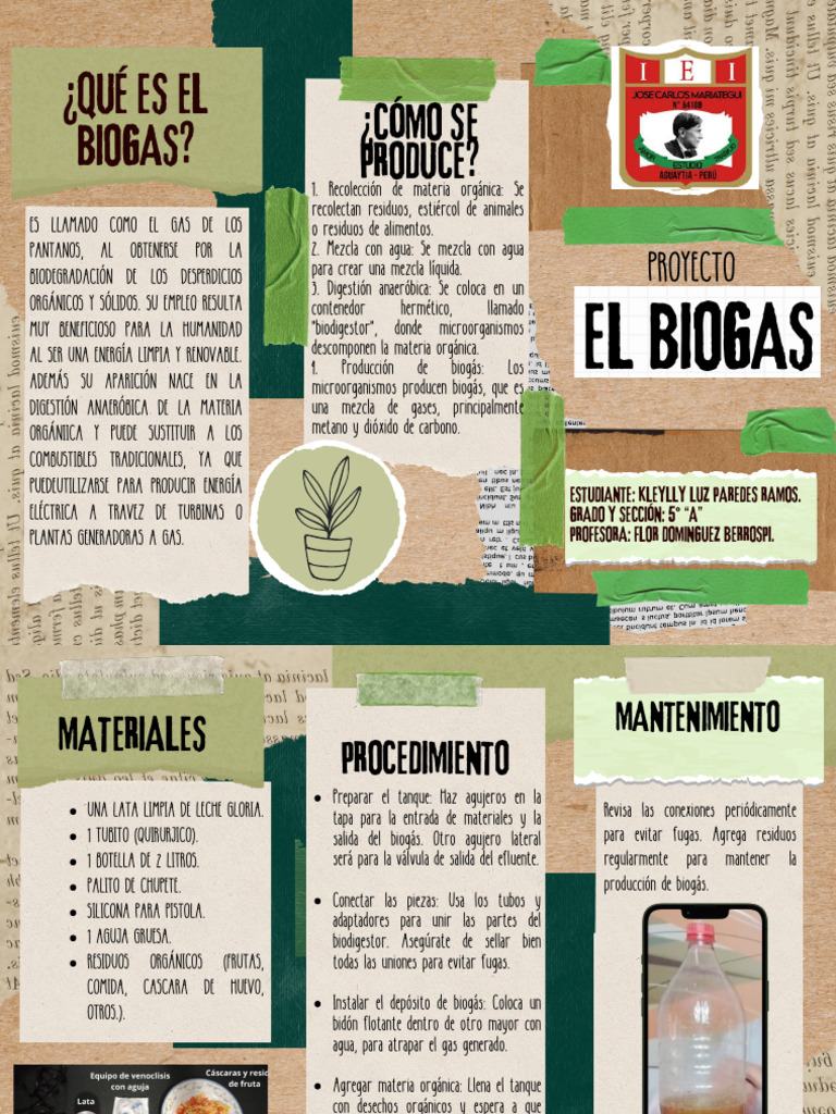 Cómo hacer un biodigestor casero | PDF | Biogás
