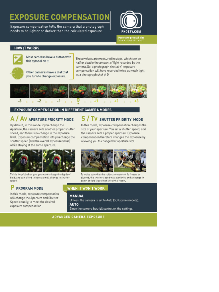 Exposure Compensation | PDF