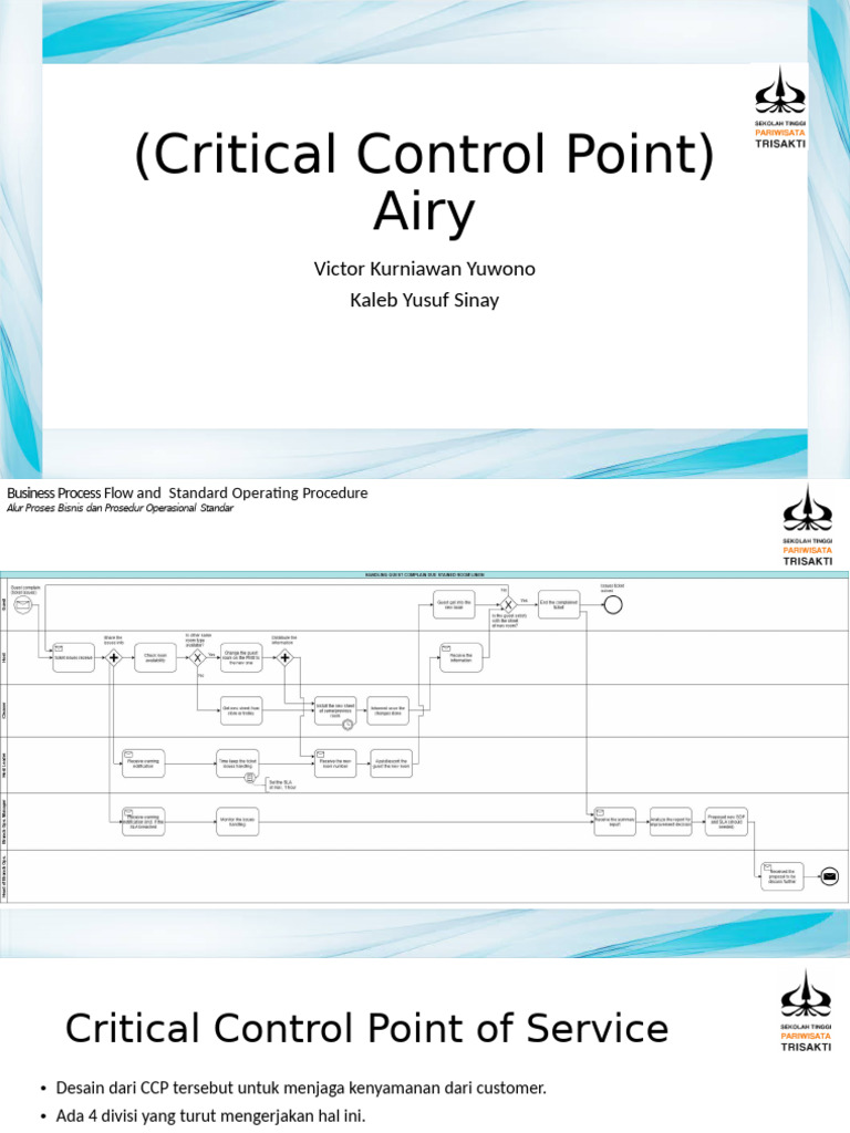 CCP (Critical Control Point) Airy Rooms | PDF