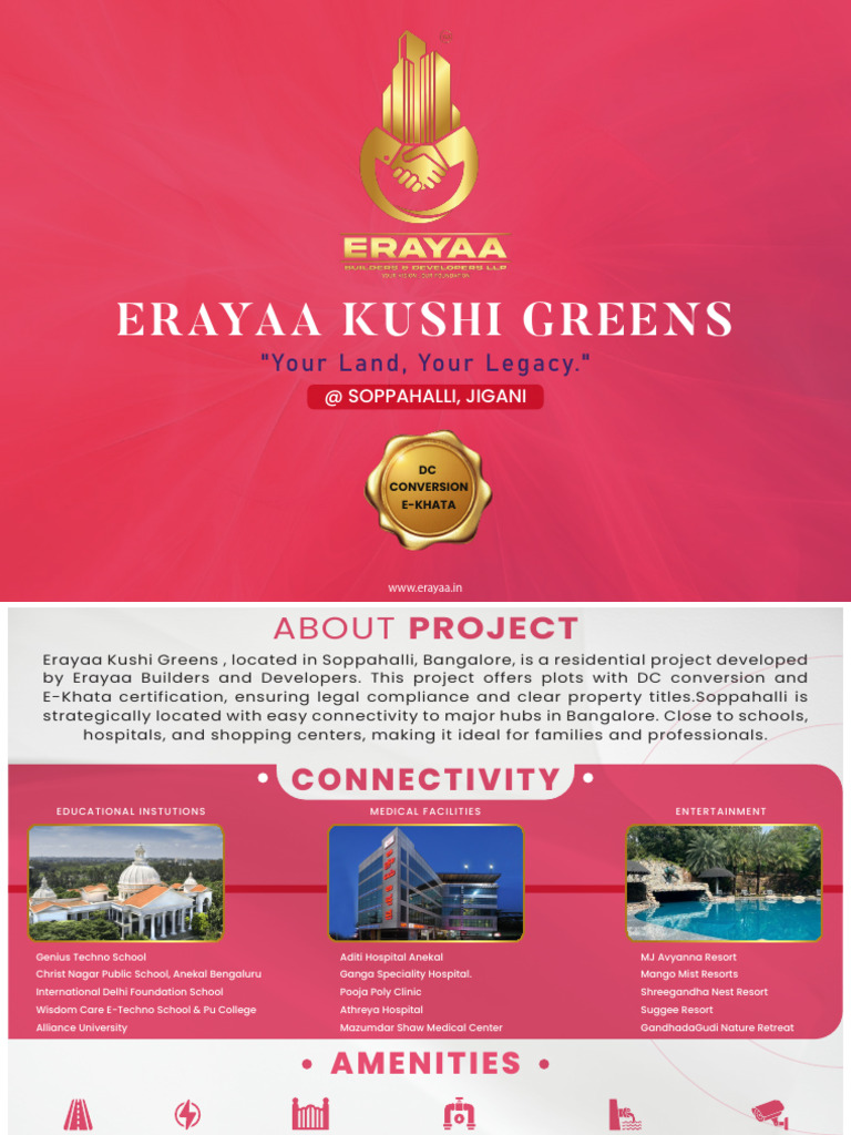 Erayaa Kushi Greens Overview | PDF