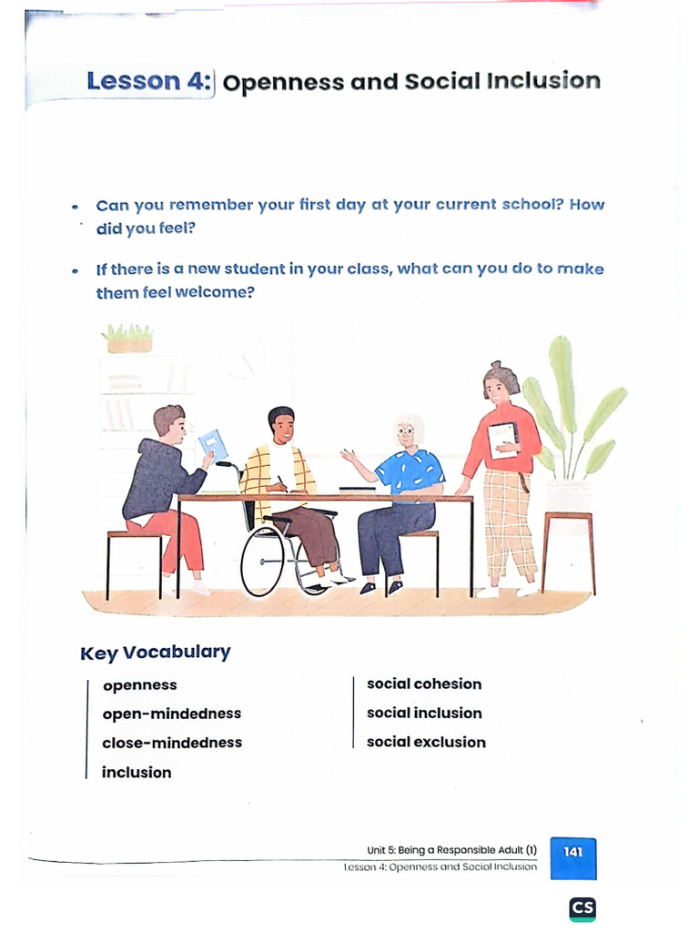 Lesson - 4 Openness and Social Inclusion | PDF