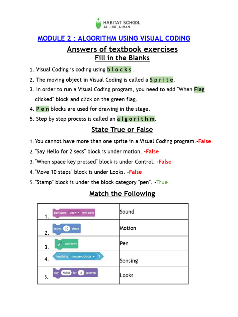 m7Ij9N HMW 1718257725 Textbook Exercise-G3 M2 2 | PDF | Computer ...
