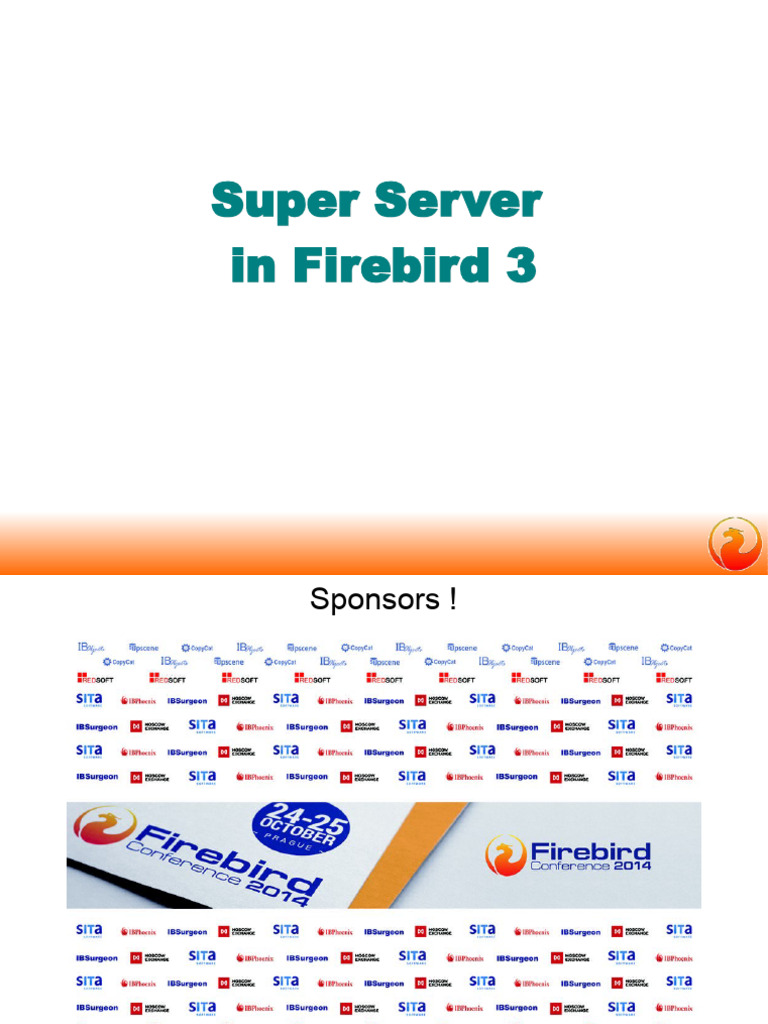 Firebird 3 Super Server Overview | PDF | Cache (Computing) | Process ...