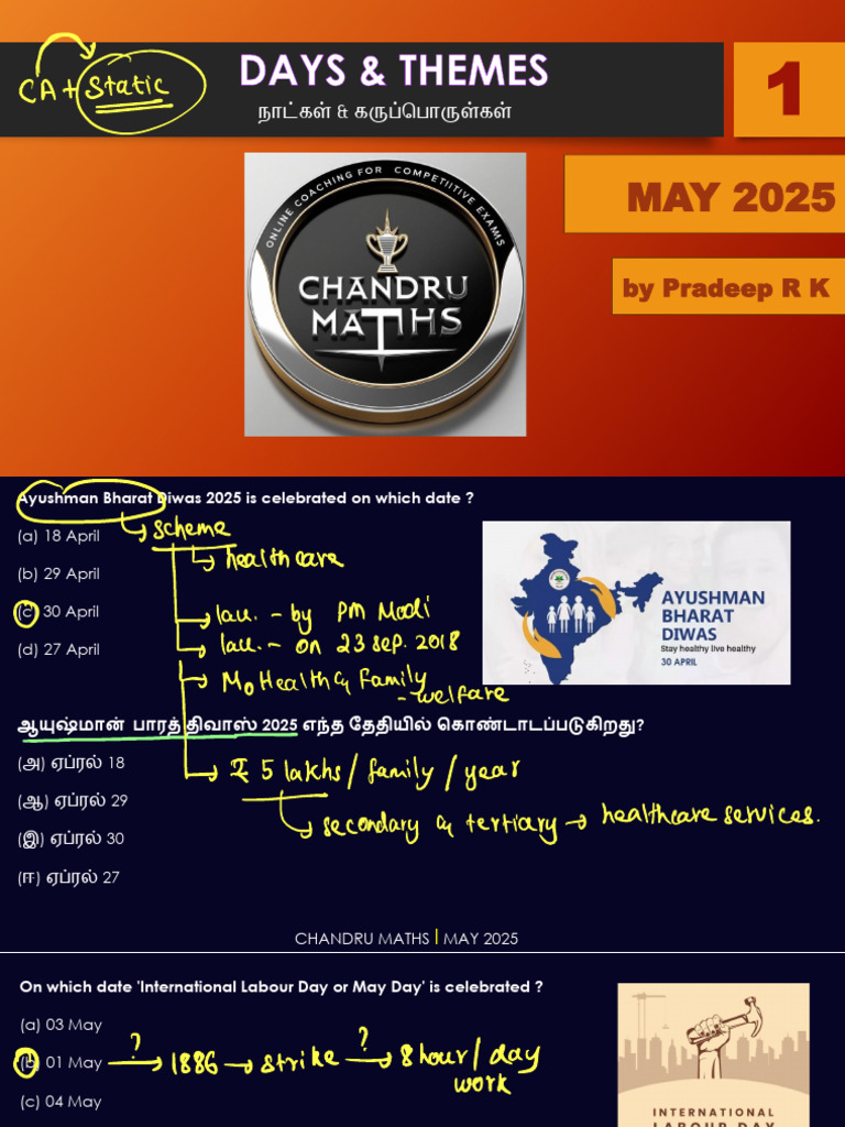 Days & Themes | PDF