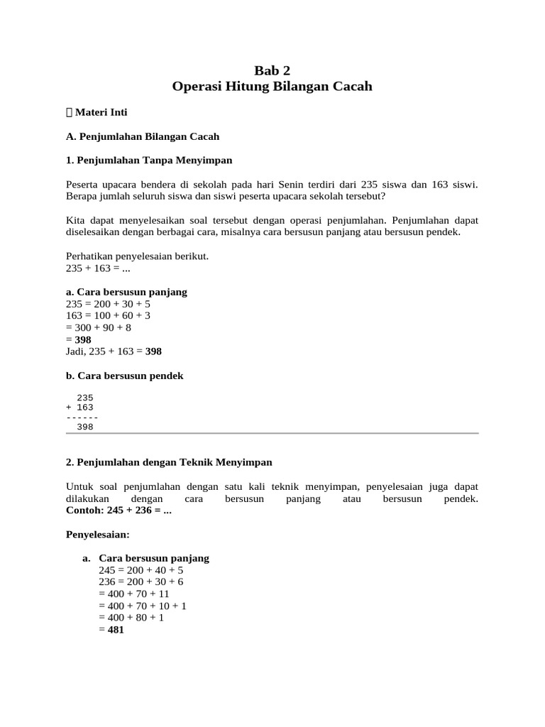 Matematika Bab 2 | PDF