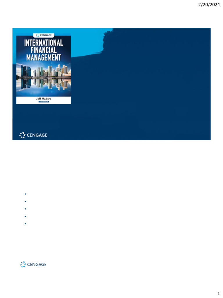 Overview of International Financial Markets | PDF | Bonds (Finance ...