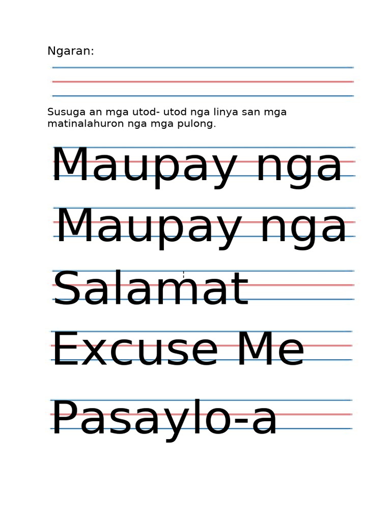 Week 2 Day 3 Activity Sheet | PDF