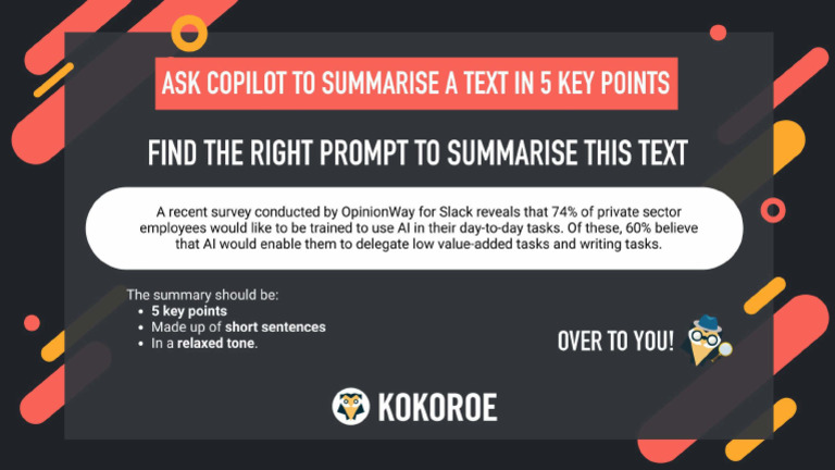 Summarise A Text in 5 Key Points | PDF