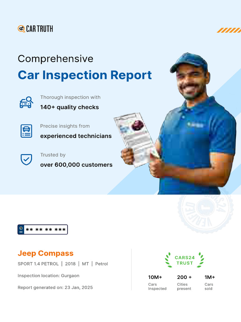 Sample Pre-Delivery Inspection Report | PDF