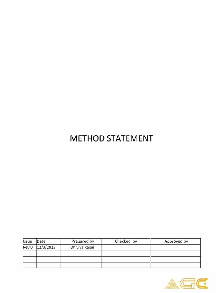 Firestop System Installation Method Statement | PDF | Personal ...