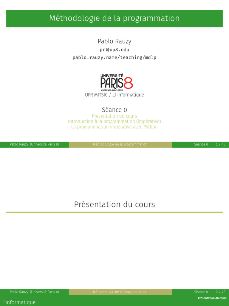 Introduction à la programmation Python | PDF | Programmation ...