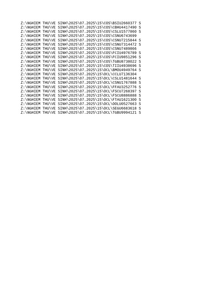 July 2025 Hygiene Test Records | PDF