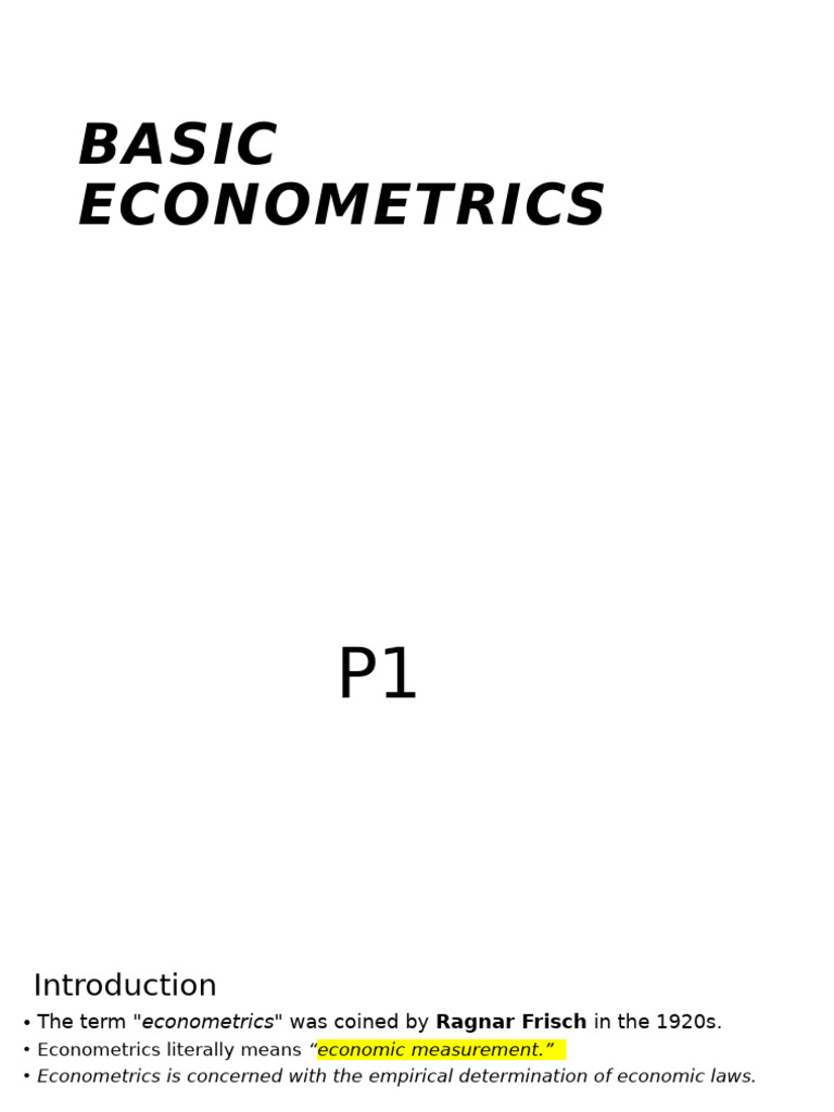 OLS Assumptions in Econometrics | PDF | Econometrics | Regression Analysis