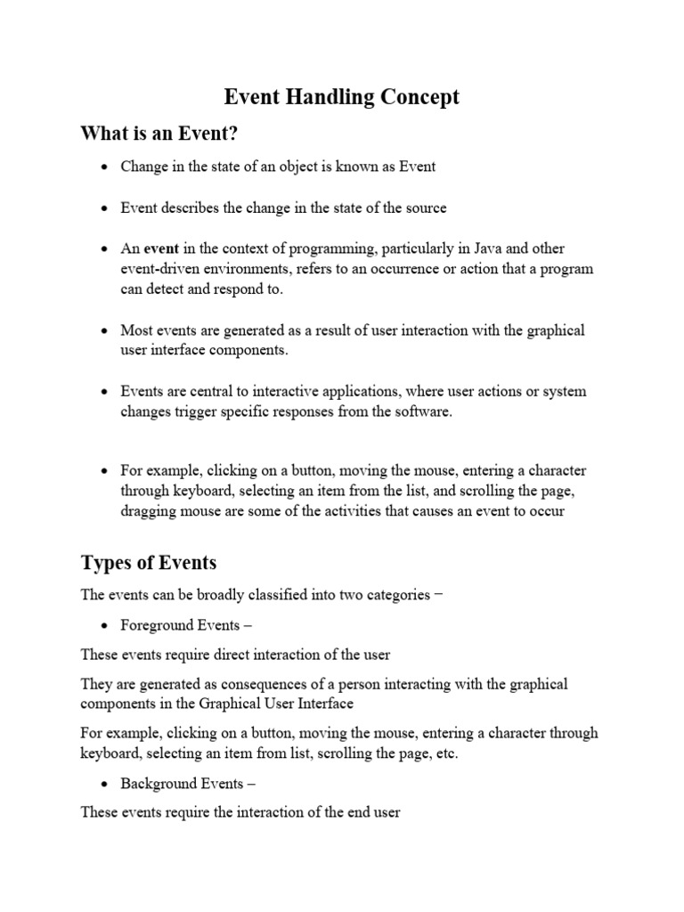 Applications of Trigger in Event Handling | PDF | Method (Computer ...