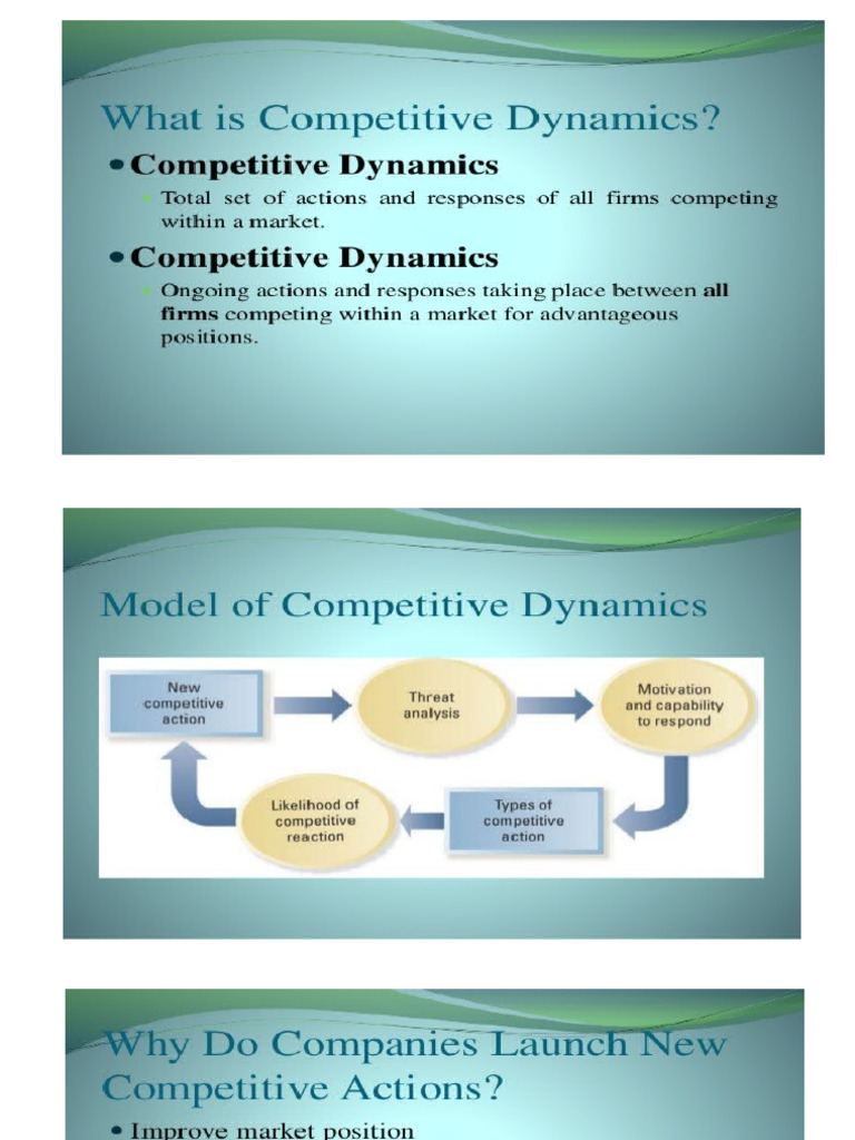 Competitve Dynamics | PDF
