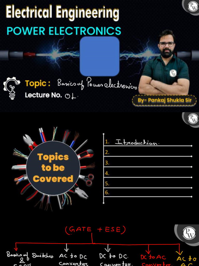 Basics of Power Electronics 01 - Class Notes | PDF