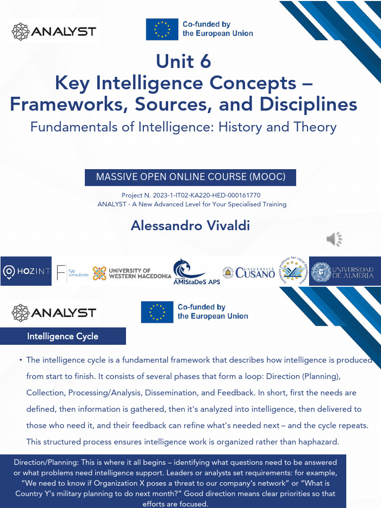 Understanding the Intelligence Cycle | PDF | Military Intelligence ...