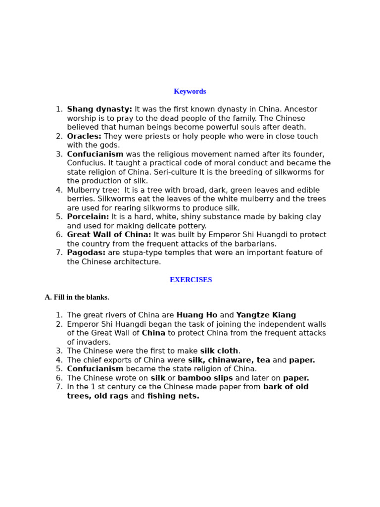 Key Features of Chinese Civilization | PDF | Confucianism | China