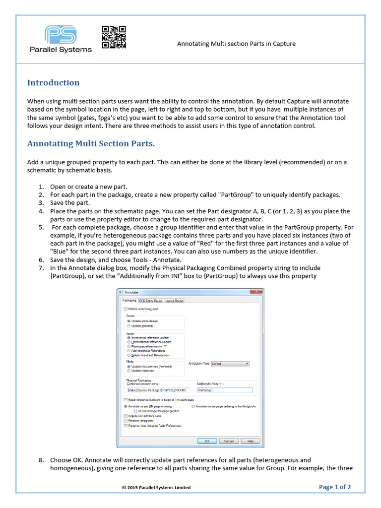 Annotating Multi Section Parts | PDF | Software | Computer Programming