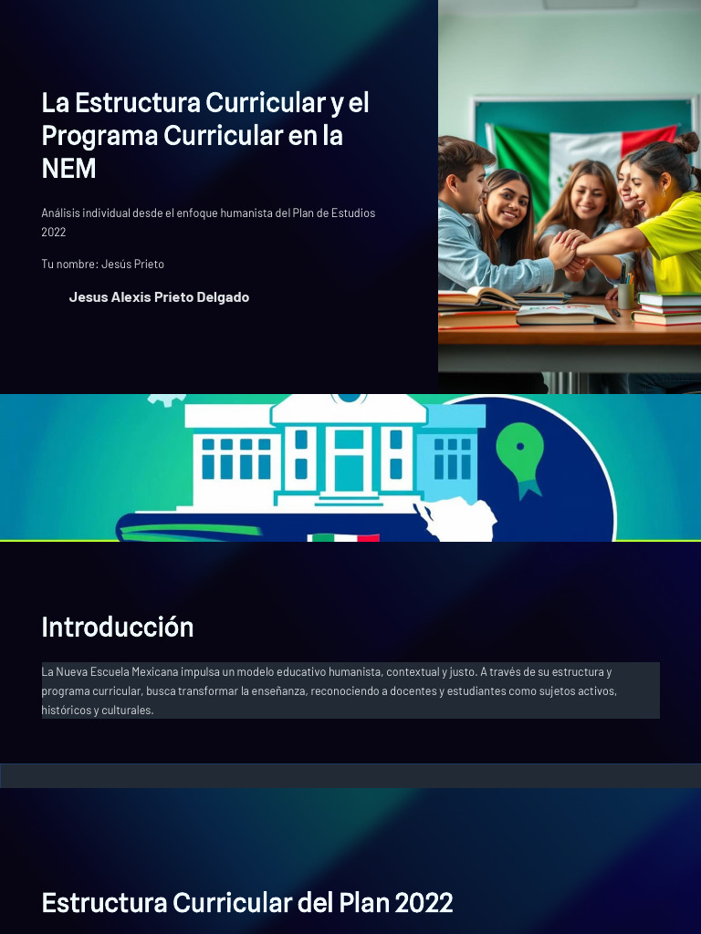 Estructura Curricular de la NEM 2022 | PDF | Plan de estudios | Enseñando