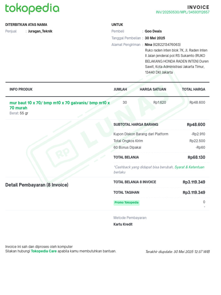 Invoice 2115584075 | PDF