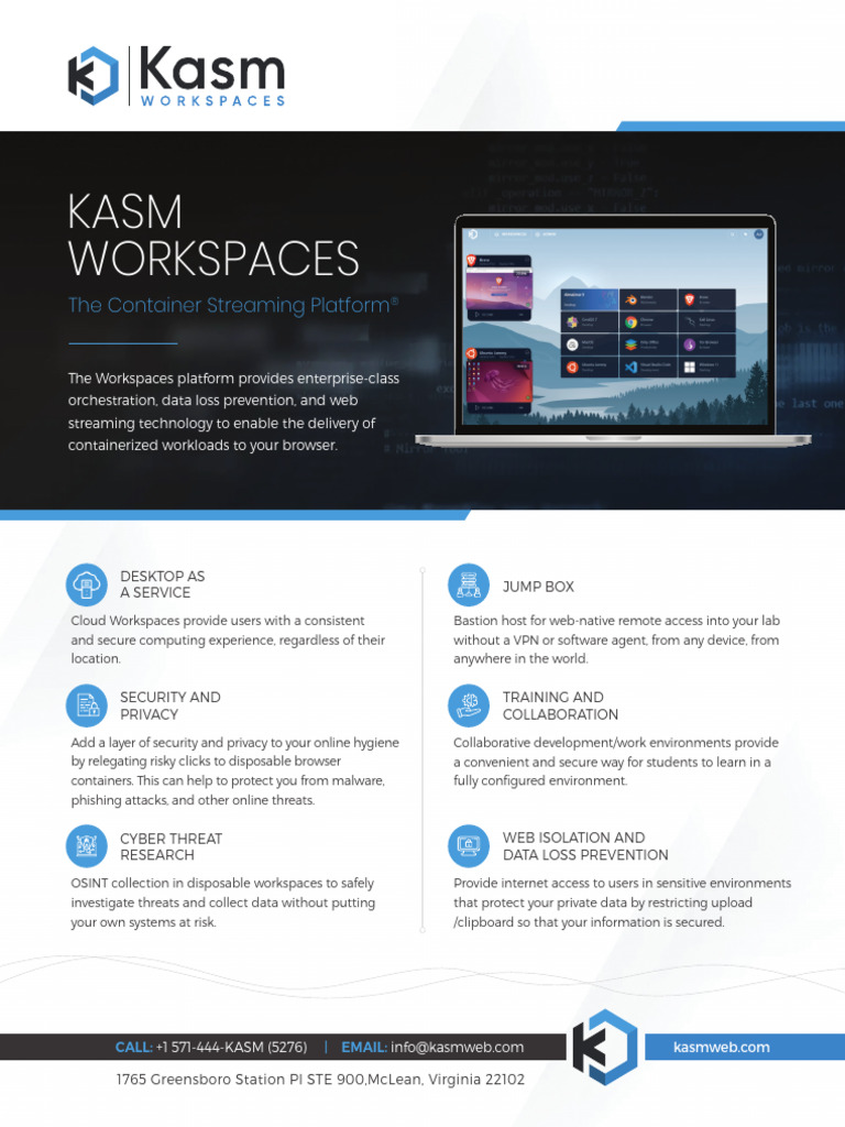 Chasm Workspaces for Secure Remote Access | PDF | Security | Computer ...