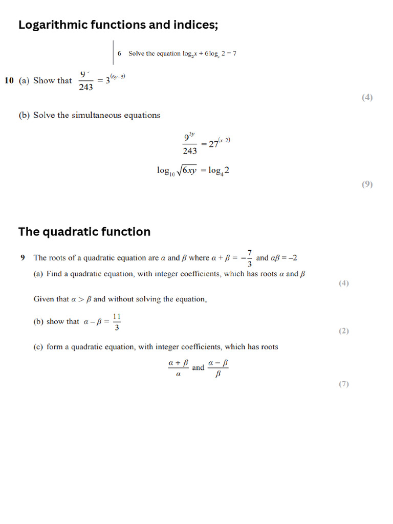 Add Maths Q PDF | PDF
